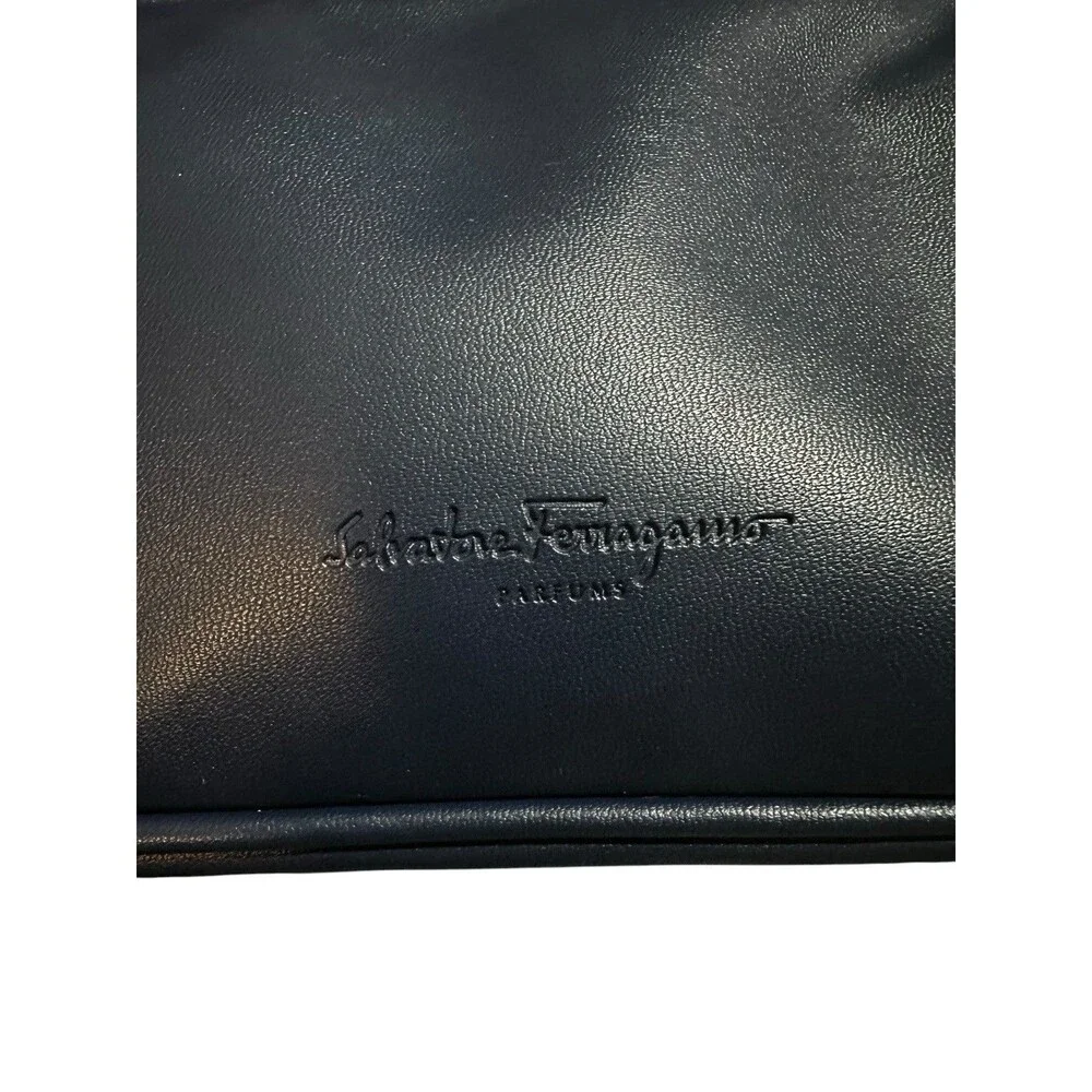 Turkish Airlines Salvatore Ferragamo Business Class Amenity Kit Bag Navy blue